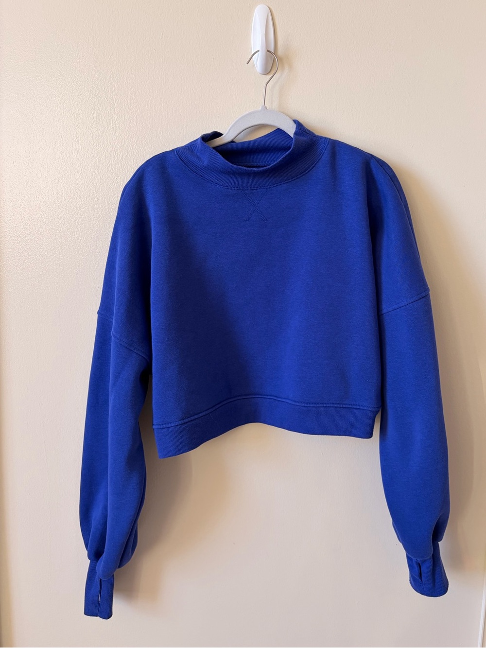 Blogilates Cropped Mock Neck Sweatshirt M